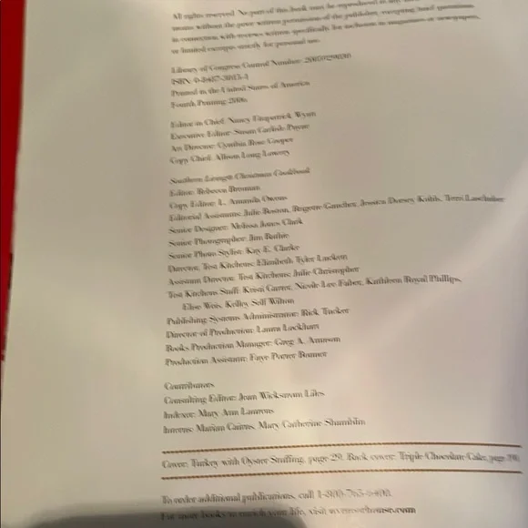 Southern Living Red and Green Kitchen Cookbook - Picture 4 of 9